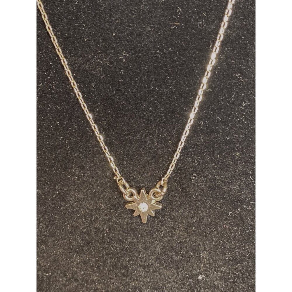 16"-18" Adjustable Starburst Necklace Jewelry